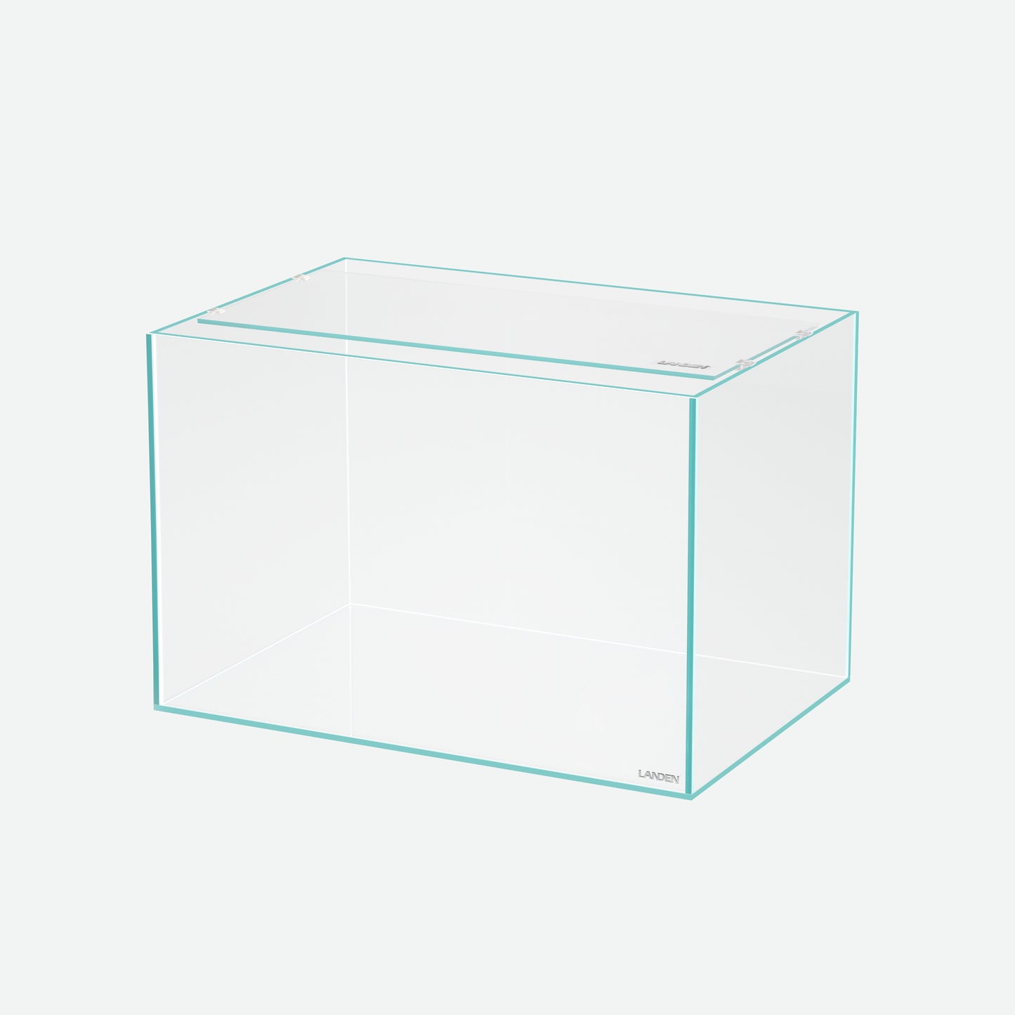 LANDEN 4mm Thick Clear Glass Aquarium Lid, Includes 4 Clips for Secure Placement, 432 X 230mm(17.01x9.06 inches) Adapted to SD453030,ARF45