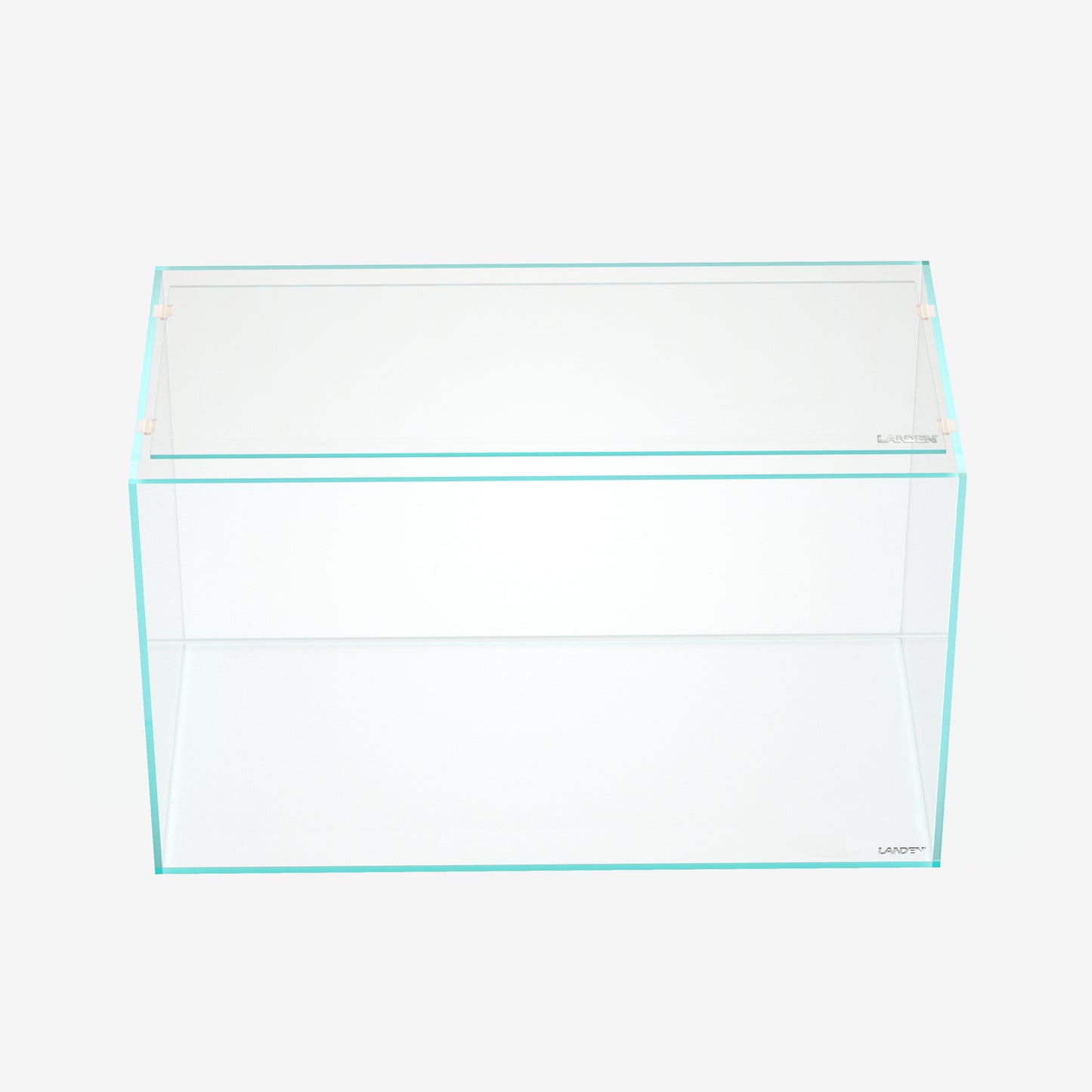 LANDEN 4mm Thick Clear Glass Aquarium Lid,Includes 4 Clips for Secure Placement, 580 x 230mm,(22.83x9.06 inches) Adapted to SD603036
