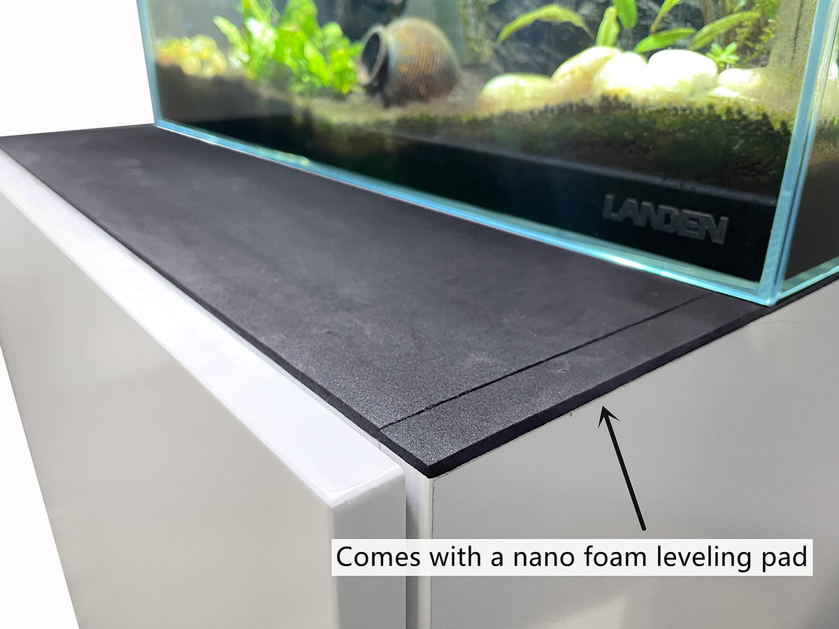 LANDEN 75 cm aquarium stand, matte white