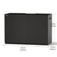 LANDEN Aquarium Stand and Cabinet, for up to 118 Gal Tank, Matte Black Painted(Stand Only) W59.06xD23.62xH33.84 in(150x60x80cm)