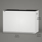 LANDEN Aquarium Stand and Cabinet, for up to 118 Gal Tank, Wooden White(Stand Only) W59.06xD23.62xH33.86 in(150x60x80cm)