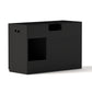 LANDEN Aquarium Wooden Stand and Cabinet for 72.2 gallon, W47.2xD19.7xH31.5in(120X50X80cm), Matte Black Painted (Stand Only)
