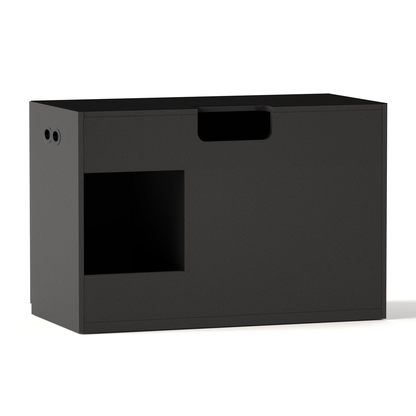 LANDEN Aquarium Stand and Cabinet, for 80Gal Tank, Matte Black Painted(Stand Only) W47.24xD23.62xH31.5 in(120x60x80cm)