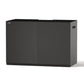 LANDEN Aquarium Stand and Cabinet, for up to 118 Gal Tank, Matte Black Painted(Stand Only) W59.06xD23.62xH33.84 in(150x60x80cm)