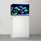 LANDEN Aquarium Wooden Stand and Cabinet for 30 gallon, W23.6xD17.7xH33.5in(60X45X80cm), Matte White Painted (Stand Only)
