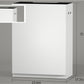 LANDEN Aquarium Wooden Stand and Cabinet for 30 gallon, W23.6xD17.7xH33.5in(60X45X80cm), Matte White Painted (Stand Only)