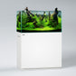 LANDEN Aquarium Wooden Stand and Cabinet for 44 gallon, W35.5xD17.7xH31.5in(90X45X80cm), Matte White Painted (Stand Only)