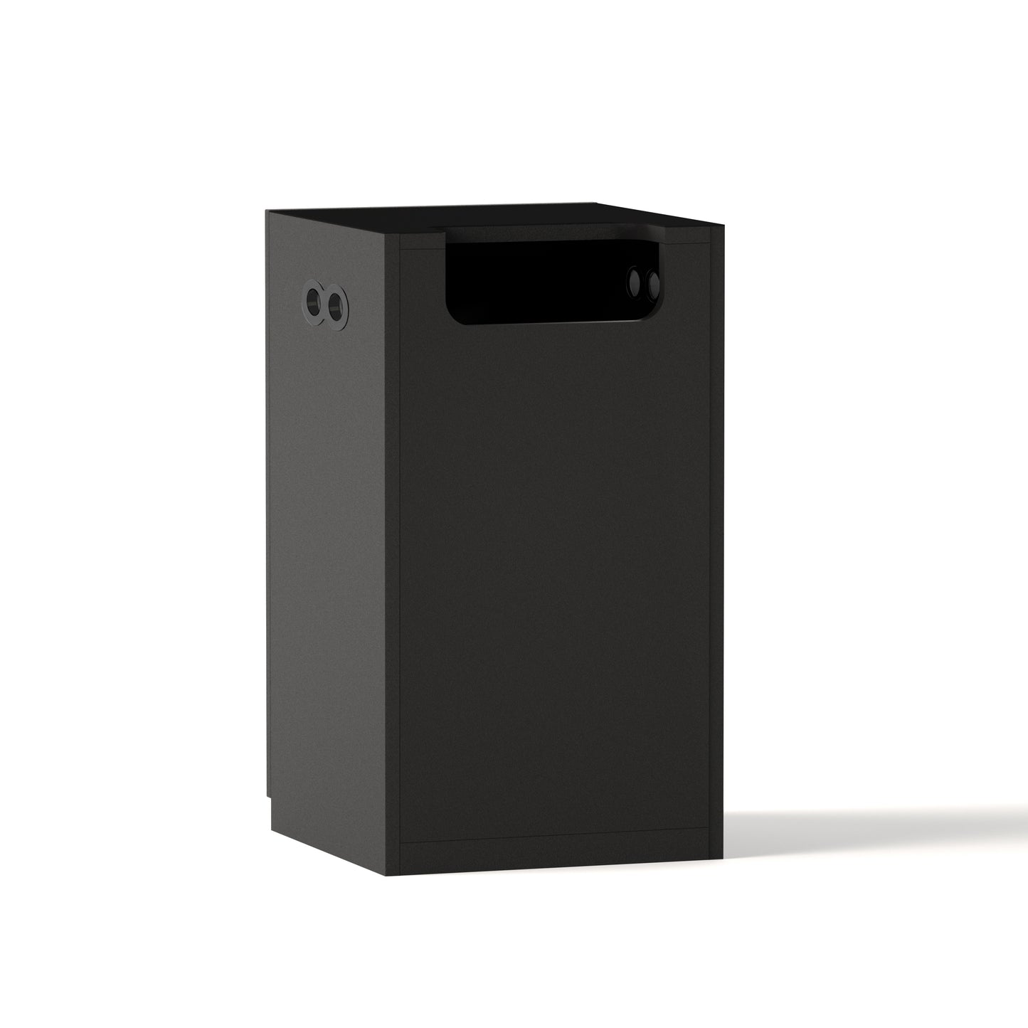 LANDEN Aquarium Wooden Stand and Cabinet for up to 20 Gal Tank, W17.7xD17.7xH31.5 in(45X45X80cm), Matte Black Painted(Stand Only)