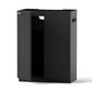 LANDEN Aquarium Wooden Stand and Cabinet for 16 gallon,W23.6xD11.8xH31.5in(60X30x80cm), Matte Black Painted (Stand Only)