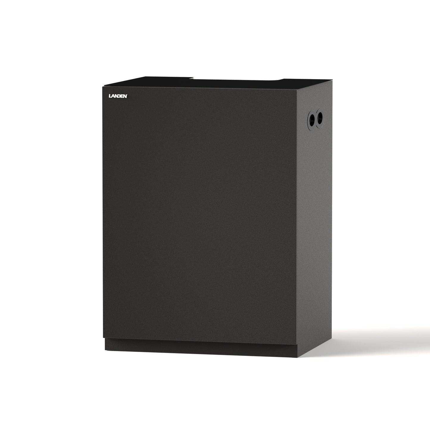 LANDEN Aquarium Wooden Stand and Cabinet for 30 gallon, W23.6xD17.7xH33.5in(60X45X80cm), Matte Black Painted (Stand Only)