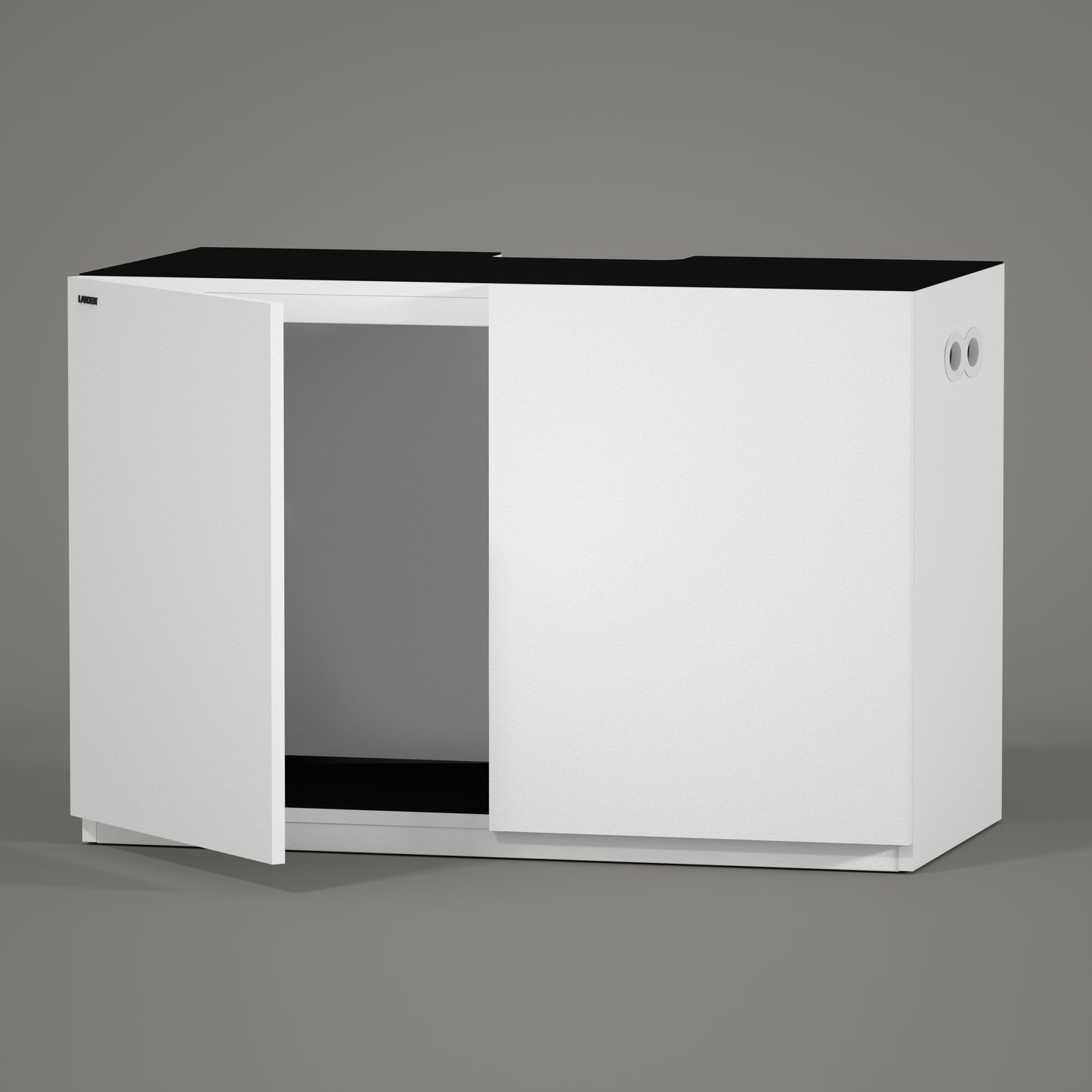 LANDEN Aquarium Stand and Cabinet, for up to 118 Gal Tank, Wooden White(Stand Only) W59.06xD23.62xH33.86 in(150x60x80cm)