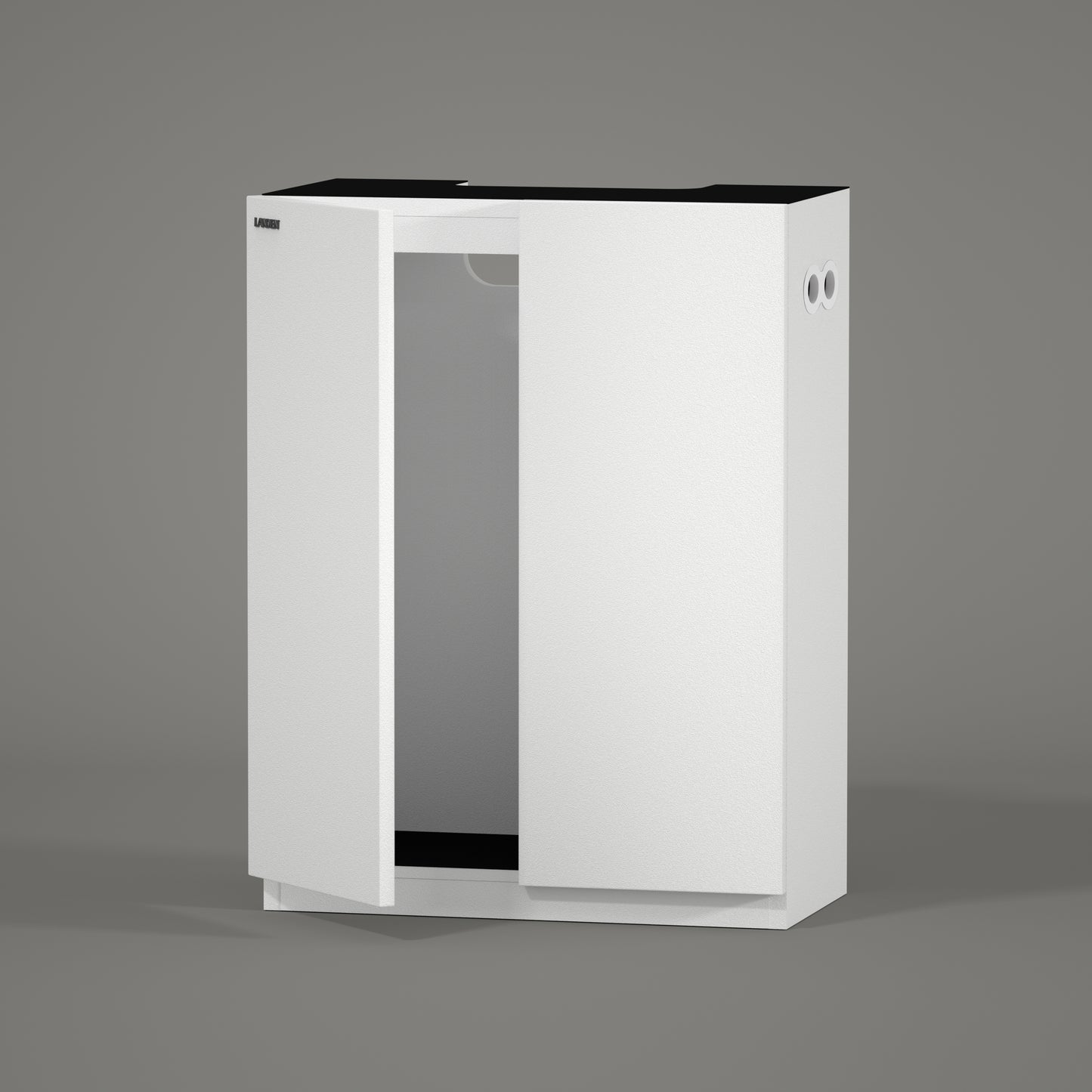 LANDEN Aquarium Wooden Stand and Cabinet for 16 gallon,W23.6xD11.8xH31.5in(60X30x80cm), Matte White Painted (Stand Only)