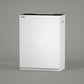 LANDEN Aquarium Wooden Stand and Cabinet for 30 gallon, W23.6xD17.7xH33.5in(60X45X80cm), Matte White Painted (Stand Only)