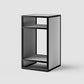 LANDEN Metal Aquarium Stand with Shelves for Fish Tanks, Stainless Steel Gray