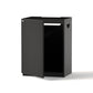 LANDEN Aquarium Wooden Stand and Cabinet for 30 gallon, W23.6xD17.7xH33.5in(60X45X80cm), Matte Black Painted (Stand Only)