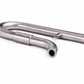 LANDEN 304 Stainless Steel Lily Pipes with Clamps for Rimless Glass Aquarium, Inflow and Outflow Set (Pipe Diameter 6mm)