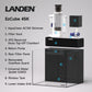 LANDEN EzCube EC 45 Rimless Aquarium Tank, 14.5 Gallon, 17.7x17.7x15.7 inches, Marine Fish Tank with Rear Filter