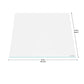 LANDEN 4mm 2-Piece Glass Aquarium Lid for 90-100 cm Tanks — 42.2 × 40.0 cm Each (16.61" × 15.75"), Includes 8 Clips