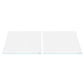 LANDEN 4mm 2-Piece Glass Aquarium Lid for 75 cm Tanks — 42.6 × 32.7 cm Each (16.77" × 12.87"), Includes 8 Clips