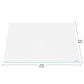 LANDEN 4mm 2-Piece Glass Aquarium Lid for 90 cm Tanks — 47.2 × 39.0 cm Each (18.58" × 15.35"), Includes 8 Clips