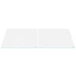 LANDEN 4mm 2-Piece Glass Aquarium Lid for 90 cm Tanks — 47.2 × 39.0 cm Each (18.58" × 15.35"), Includes 8 Clips