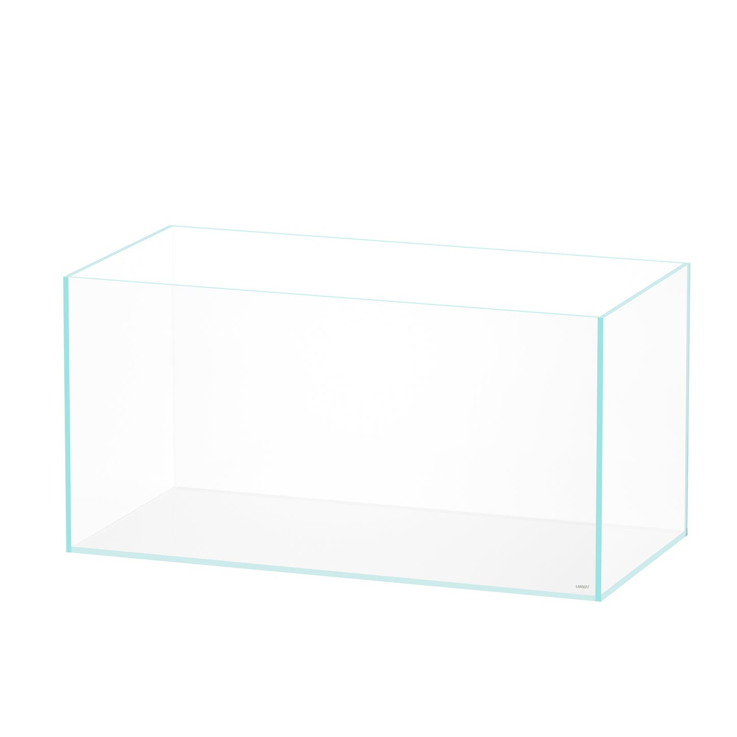 LANDEN Standard tank 120x60x60cm 105 Gallon Rimless Aquarium Tank W47.2×D23.6×H23.6 in 12mm Thickness with Black Nano Foam Leveling mat Included