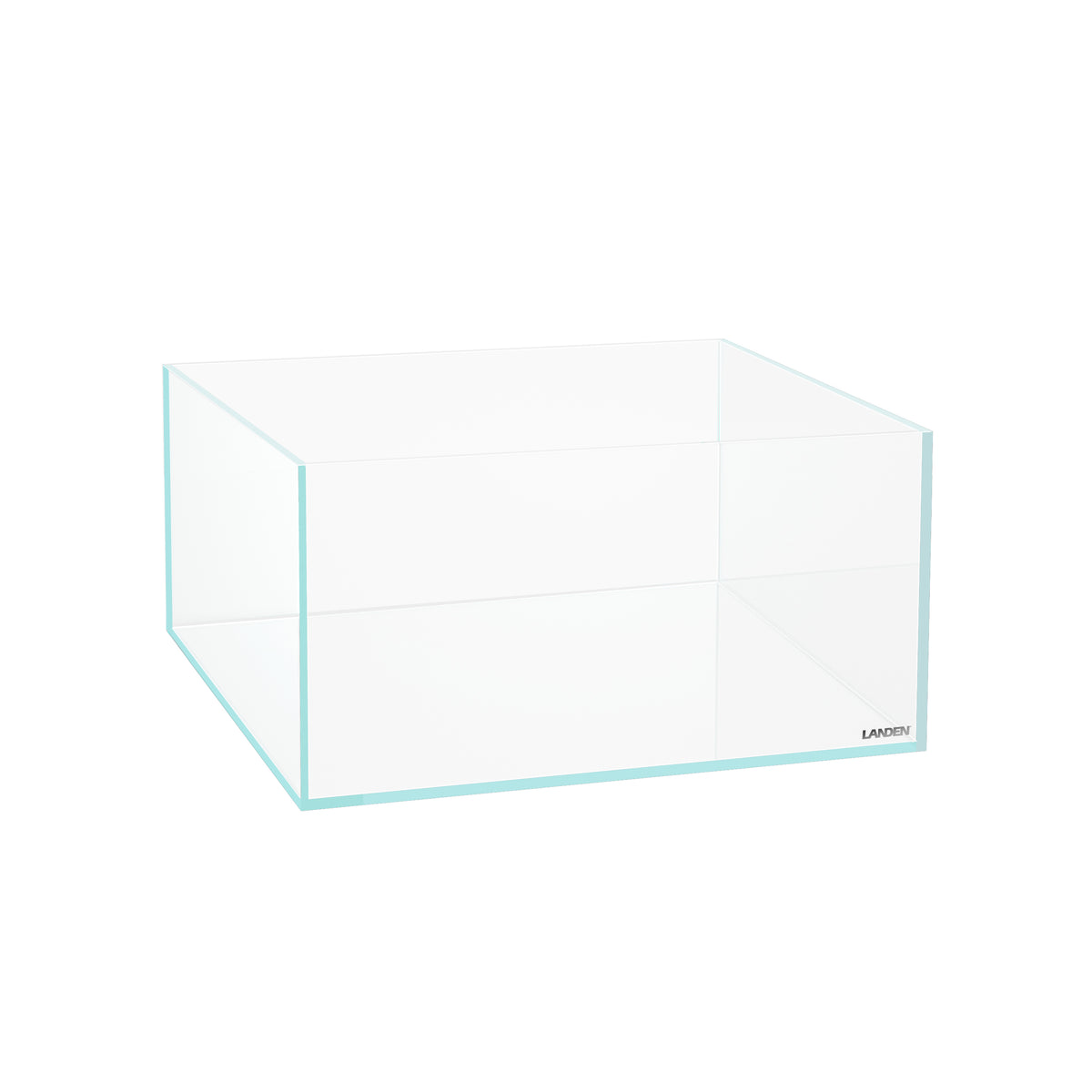 LANDEN 36S shallow rimless aquarium left angle