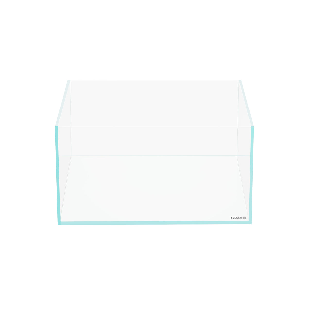 LANDEN 36S shallow rimless aquarium top-down view
