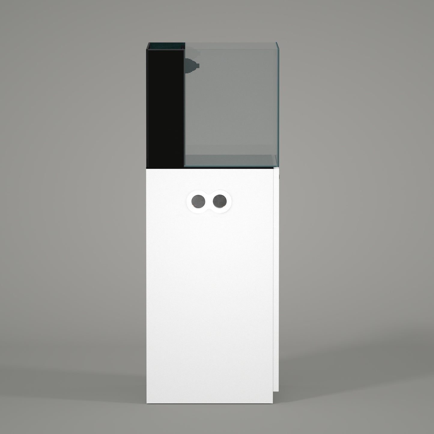 LANDEN Aquarium Wooden Stand and Cabinet for up to 20 Gal Tank, W17.7xD17.7xH31.5 in(45X45X80cm), Matte White Painted(Stand Only)