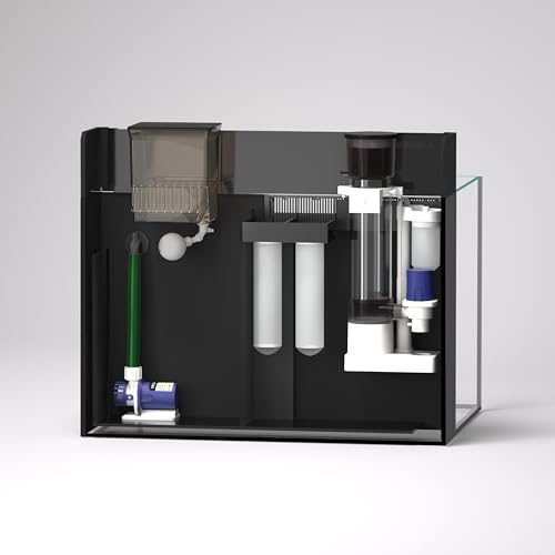 LANDEN AquaClean ACS150 Protein Skimmer for EzCube EC Series AIO Reef Tanks, Compact Rear-Chamber Marine Skimmer