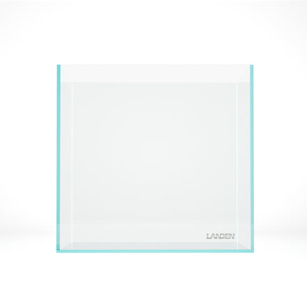 Landen 30C 6.6 Gallon Rimless Low Iron Aquarium Tank, 11.8" L × 11.8" W × 11.8" H (30cm x 30cm x 30cm)