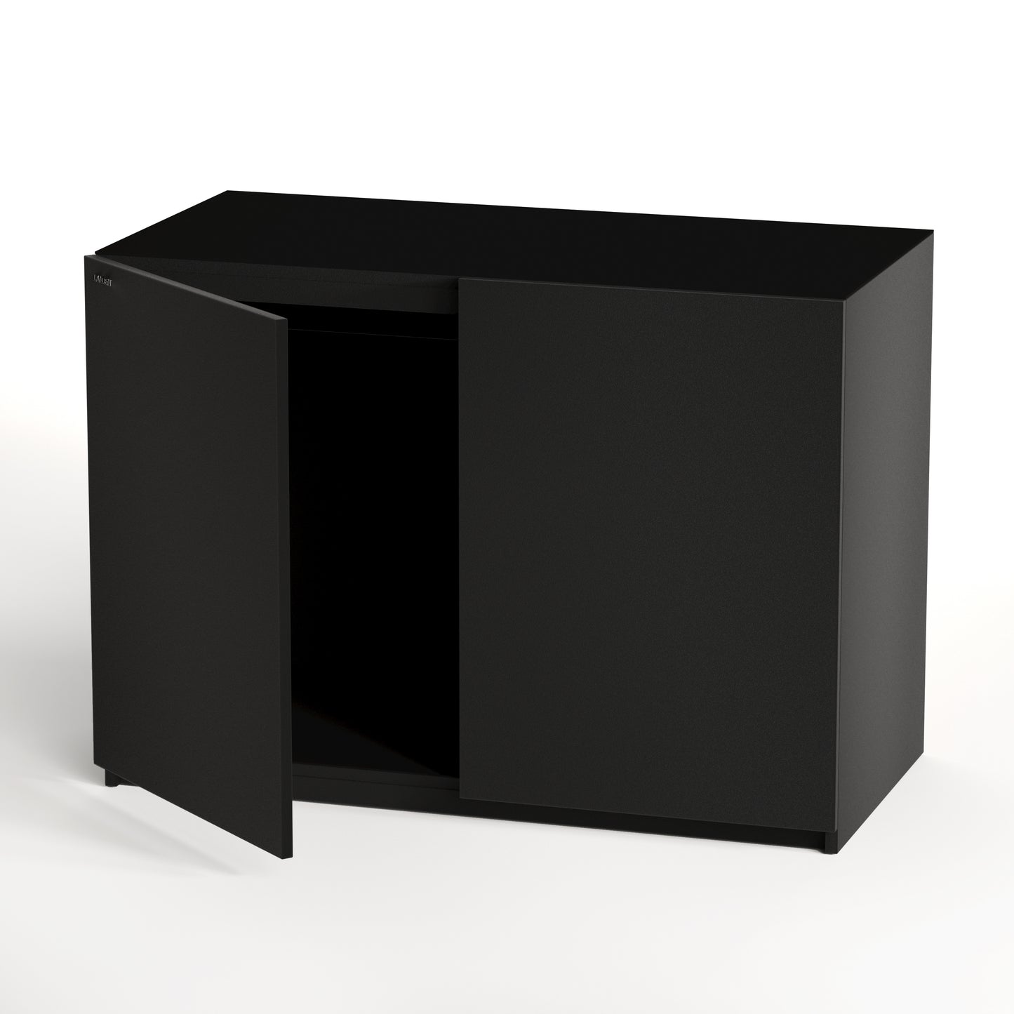 LANDEN Aquarium Stand and Cabinet, for 80Gal Tank, Matte Black Painted(Stand Only) W47.24xD23.62xH33.86 in(120x60x86cm)
