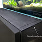 LANDEN Aquarium Gloss Black Stand and Cabinet, for up to 44Gal Tank, Fish Tank W35.5xD17.7xH33.9inches