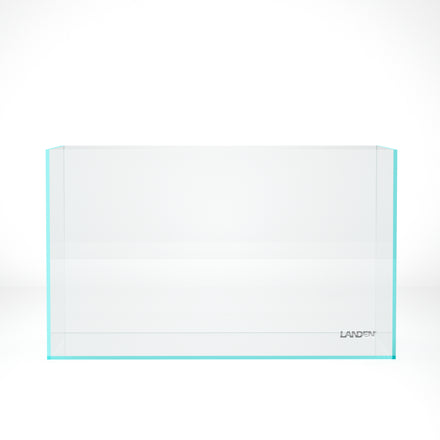 LANDEN 60P 16 Gallon Rimless Low Iron Aquarium Tank, 23.6" W × 11.8" D × 14.2" H (60cm x 30cm x 36cm)