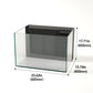 Landen 60P 26.23 Gallon Ultra Clear All Glass Rimless Low Iron Aquarium Tank with Rear Filtration Chamber for Salt and Fresh (Return Pump Included) 23.6Wx17.7Dx15.8H in(60x45x40cm)