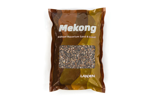LANDEN Mekong Aquarium Brown-Black Sand,7lbs(2L) 2-5mm