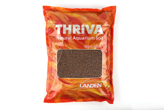 LANDEN THRIVA Natural Soil Substrate for Freshwater Aquarium, Tropical Brown 5L(10lbs),Large Size