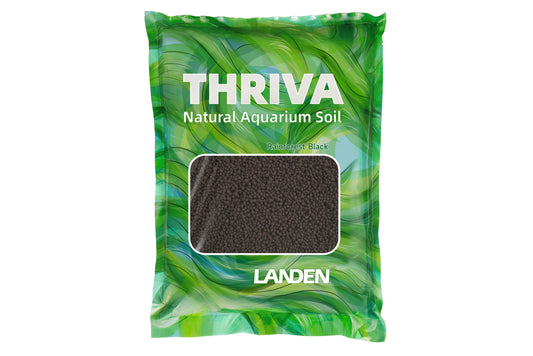 LANDEN THRIVA Natural Soil Substrate,Black Color 5L(10lbs),Large Size